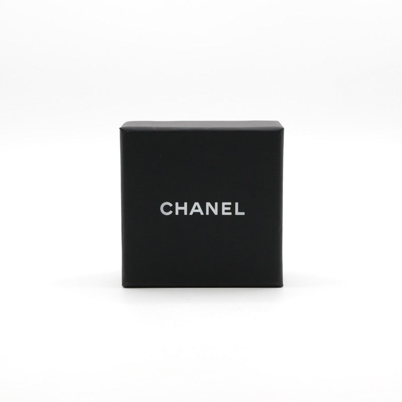シャネル CHANEL ピアス イヤリング シルバー ココマーク ラインストーン ハート