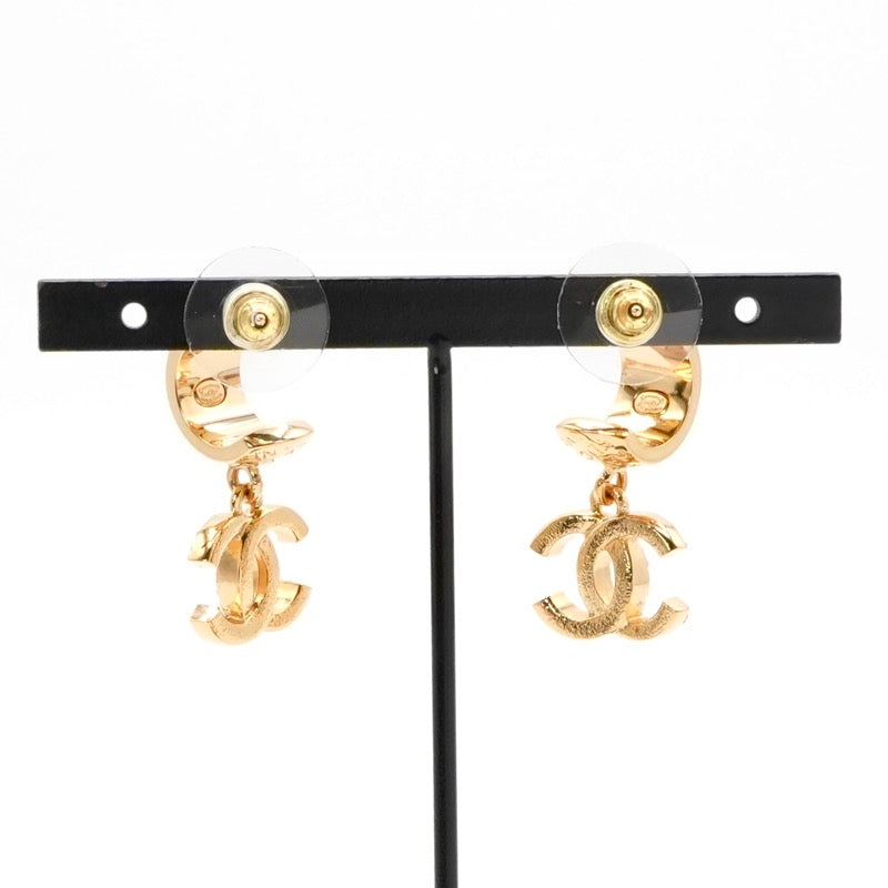シャネル CHANEL ピアス イヤリング ゴールド ココマーク ロゴ ラインストーン