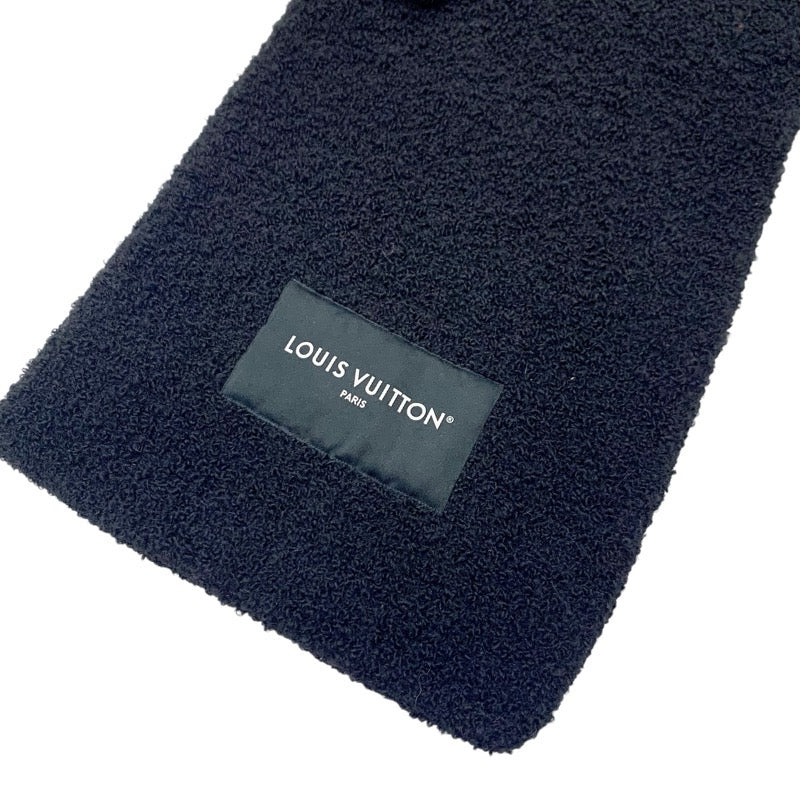 ルイヴィトン LOUIS VUITTON アウター ブラック ベスト ジレ ウール ペプラムベスト 22AW