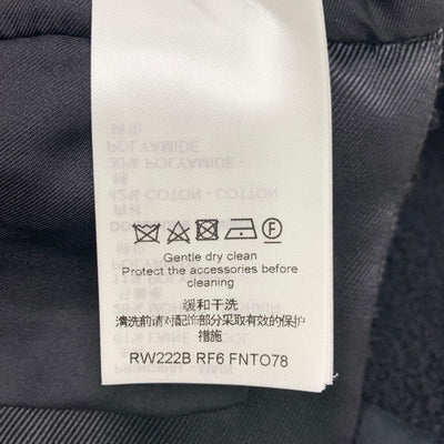 ルイヴィトン LOUIS VUITTON アウター ブラック ベスト ジレ ウール ペプラムベスト 22AW
