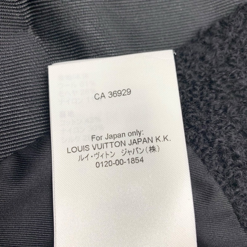 ルイヴィトン LOUIS VUITTON アウター ブラック ベスト ジレ ウール ペプラムベスト 22AW