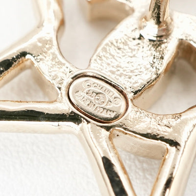 シャネル CHANEL ピアス イヤリング ゴールド ホワイト ココマーク スター