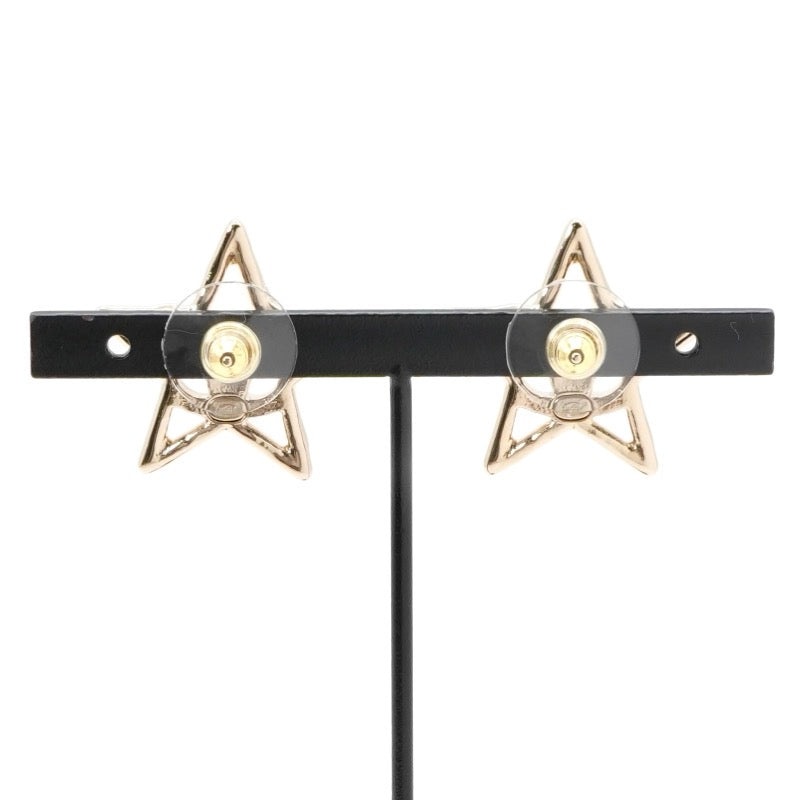 シャネル CHANEL ピアス イヤリング ゴールド ホワイト ココマーク スター