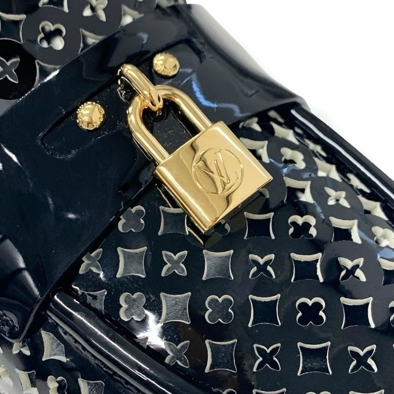 ルイヴィトン LOUIS VUITTON チェスライン モノグラム ローファー 革靴 靴 シューズ パテント ブラック 黒 ゴールド ロゴ パドロック フラットシューズ
