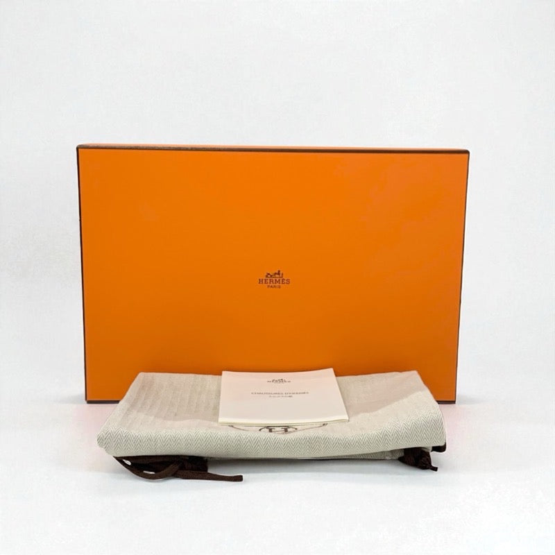 エルメス HERMES フォーブル ローファー 革靴 靴 シューズ レザー ブラック シルバー H金具 モカシン フラットシューズ