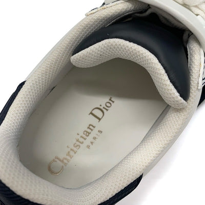 クリスチャンディオール CHRISTIAN DIOR Dior-ID スニーカー 靴 シューズ レザー ラバー ホワイト ブラック ロゴ ベルクロ