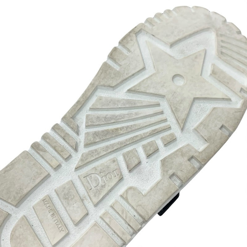 クリスチャンディオール CHRISTIAN DIOR Dior-ID スニーカー 靴 シューズ レザー ラバー ホワイト ブラック ロゴ ベルクロ