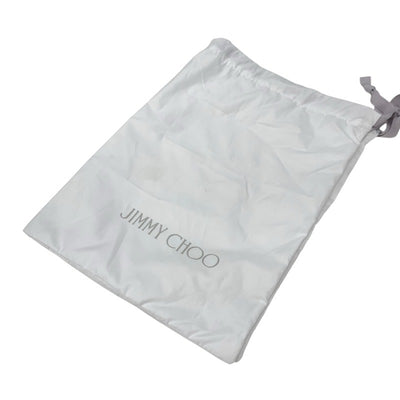 ジミーチュウ JIMMY CHOO フラットシューズ 靴 シューズ パテント アイボリー JCロゴ ストラップ