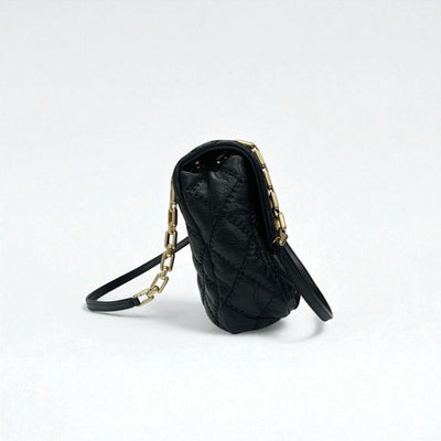 シャネル CHANEL バッグ ショルダーバッグ レザー ブラック ゴールド マトラッセ ココマーク シングルフラップ ダブルチェーン