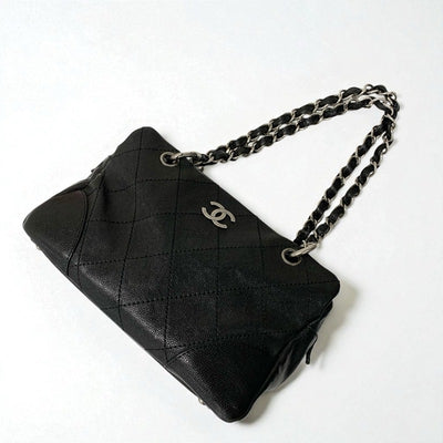 シャネル CHANEL バッグ トートバッグ ショルダーバッグ ブラック シルバー ココマーク マトラッセ