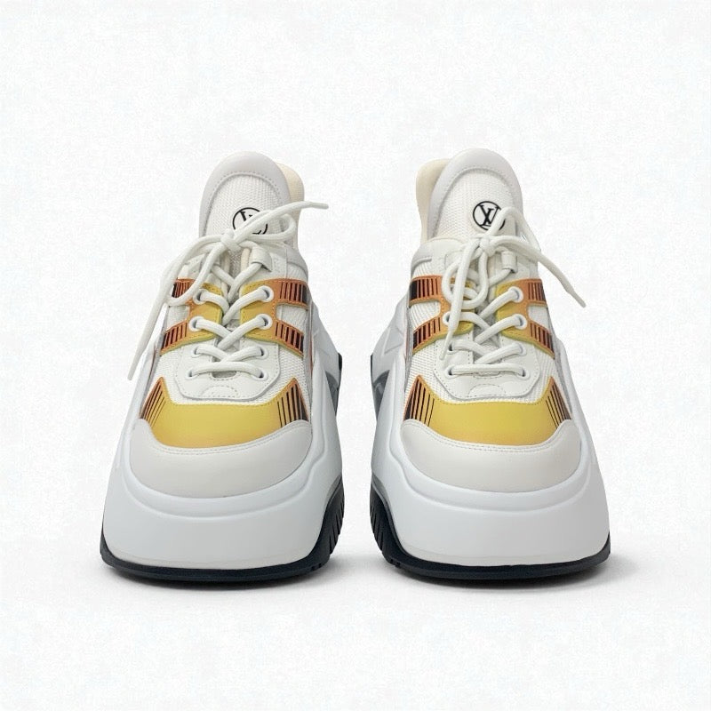 ルイヴィトン LOUIS VUITTON アークライト2.0 モノグラム スニーカー 靴 シューズ レザー ファブリック ホワイト 未使用 LVロゴ メッシュ