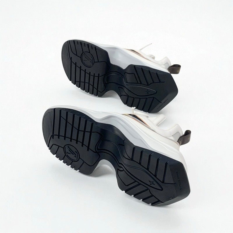 ルイヴィトン LOUIS VUITTON アークライト2.0 モノグラム スニーカー 靴 シューズ レザー ファブリック ホワイト 未使用 LVロゴ メッシュ