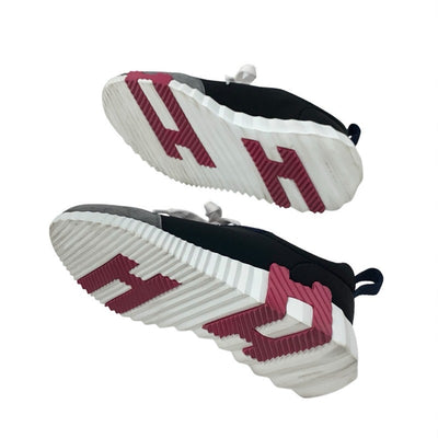 エルメス HERMES バウンシング スニーカー 靴 シューズ ファブリック スエード ブラック マルチカラー