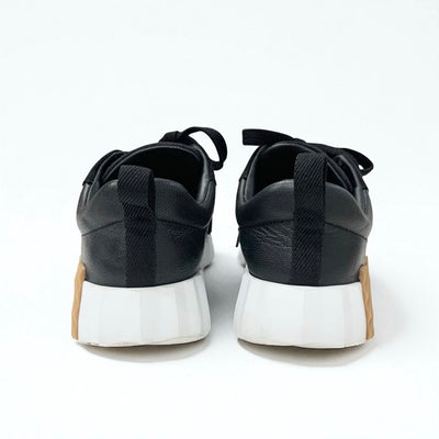 エルメス HERMES バウンシング スニーカー 靴 シューズ レザー スエード ブラック ホワイト