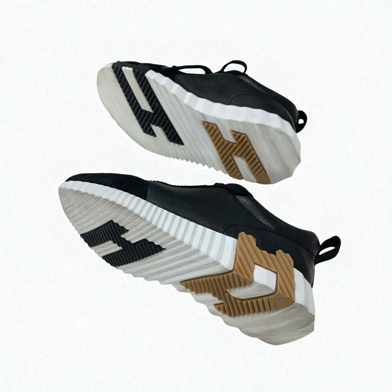 エルメス HERMES バウンシング スニーカー 靴 シューズ レザー スエード ブラック ホワイト