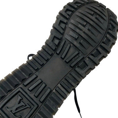 ルイヴィトン LOUIS VUITTON ランアウェイライン モノグラム スニーカー 靴 シューズ レザー パテント スエード ブラック ブラウン インヒール