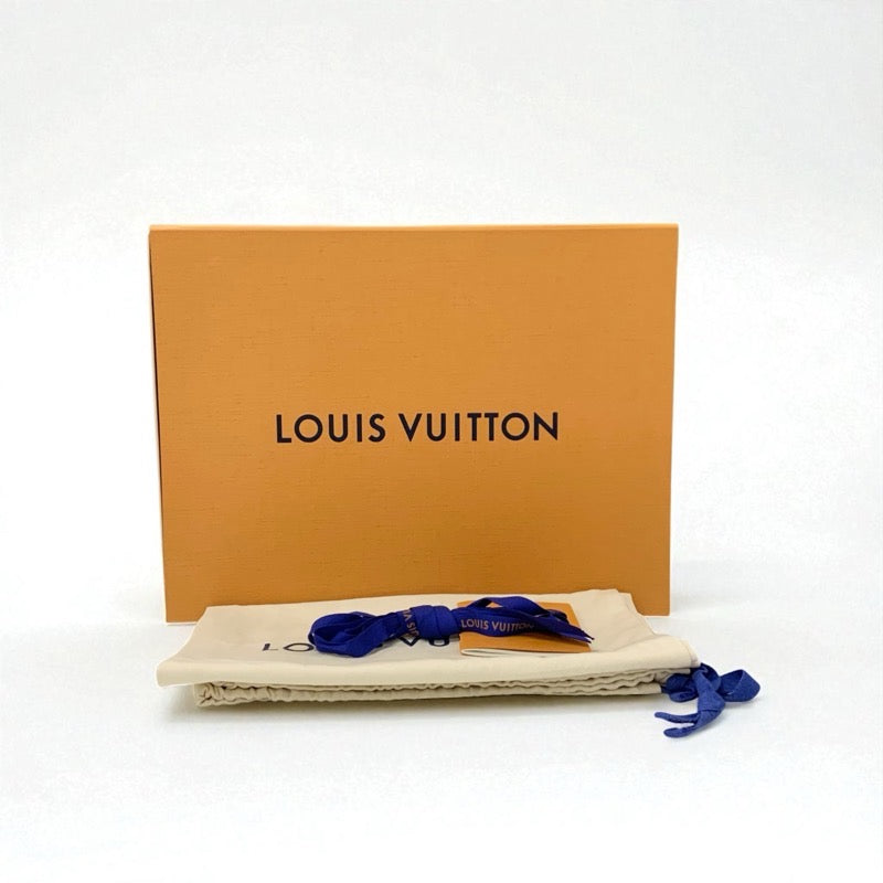 ルイヴィトン LOUIS VUITTON ランアウェイライン モノグラム スニーカー 靴 シューズ レザー ファブリック スエード アイボリー ホワイト ブラウン メッシュ インヒール