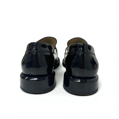 シャネル CHANEL ローファー 革靴 靴 シューズ パテント ブラック 黒 ココマーク