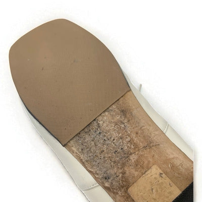 ロエベ LOEWE フラットシューズ 靴 シューズ レザー ホワイト系 ゴールド アナグラム ソフトダービー レースアップシューズ