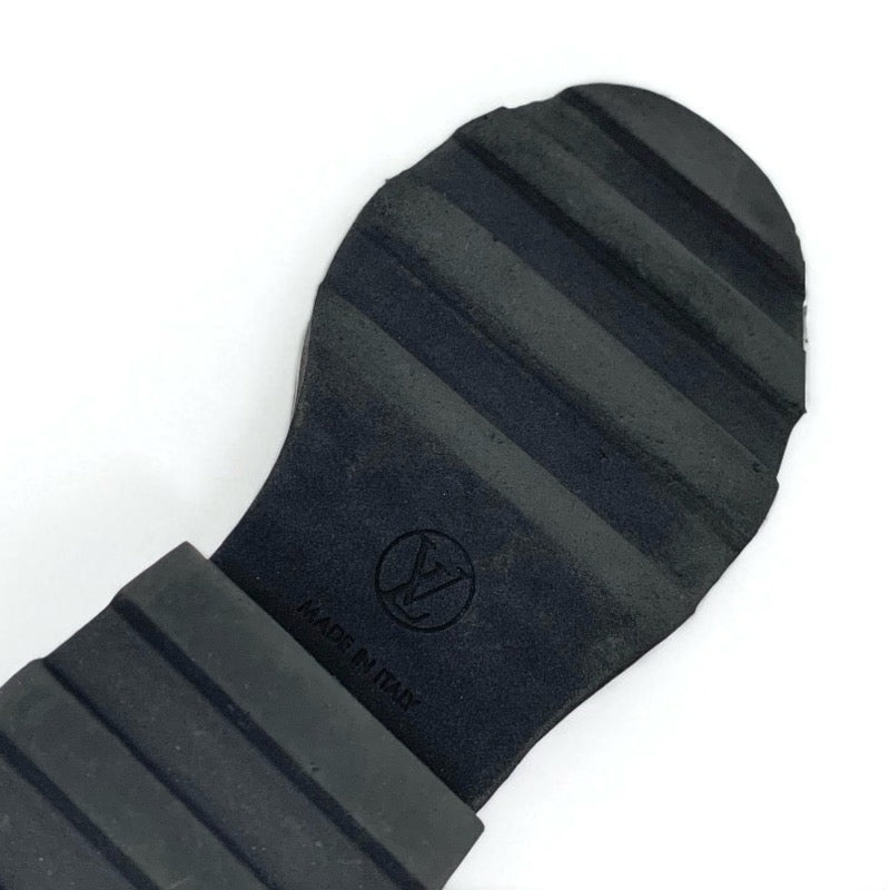 ルイヴィトン LOUIS VUITTON ボブールライン ブーツ ショートブーツ 靴 シューズ レザー ブラック ブラウン LVロゴ モノグラム アンクルブーツ