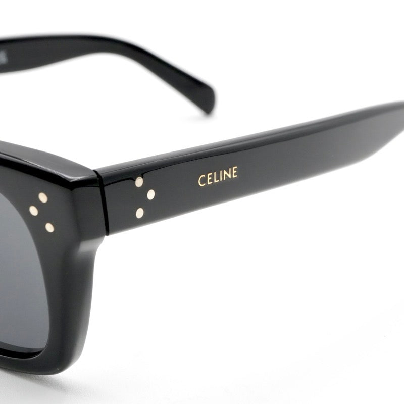 セリーヌ CELINE サングラス ブラック ゴールド シルバー ロゴ アイウェア ユニセックス