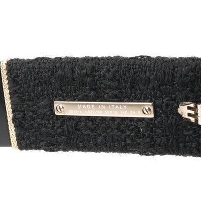 シャネル CHANEL サングラス ブラック ゴールド ココマーク ツイード ロゴ アイウェア