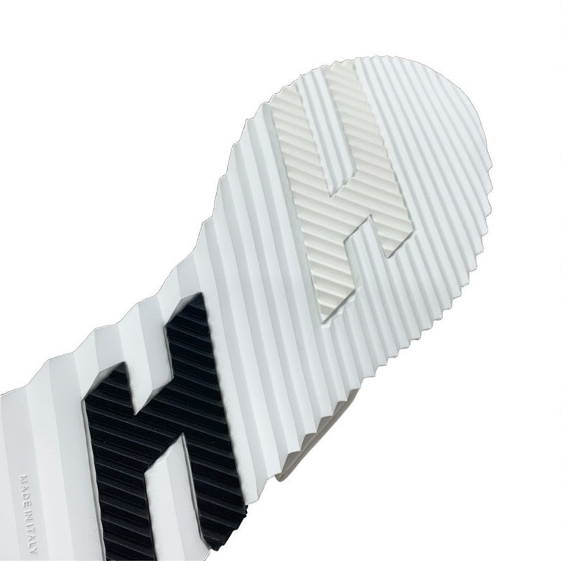 エルメス HERMES H スニーカー 靴 シューズ スエード ファブリック ホワイト 未使用 ベルクロ