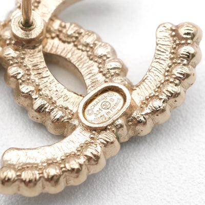 シャネル CHANEL ピアス イヤリング ゴールド ココマーク ラインストーン