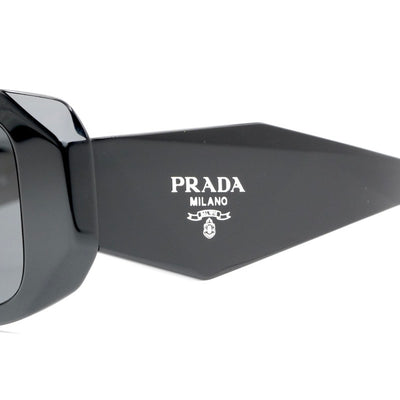 プラダ PRADA サングラス ブラック シルバー シンボル ロゴ アイウェア ユニセックス