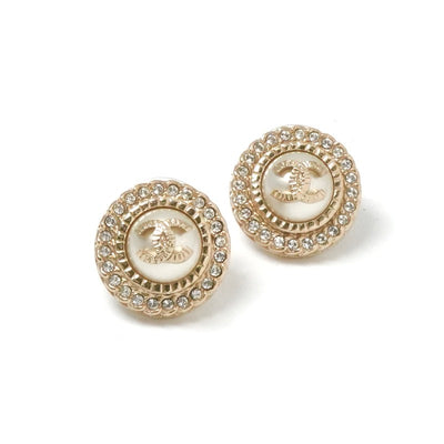 シャネル CHANEL ピアス イヤリング ゴールド ココマーク ラインストーン