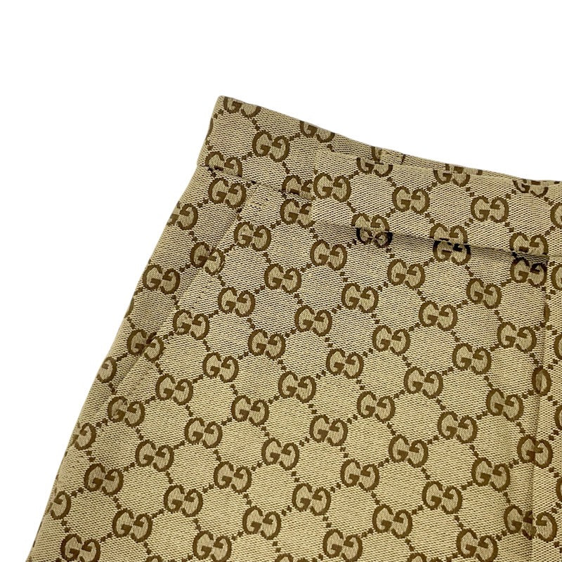 グッチ GUCCI ボトムス ベージュ ブラウン GGキャンバス ショートパンツ