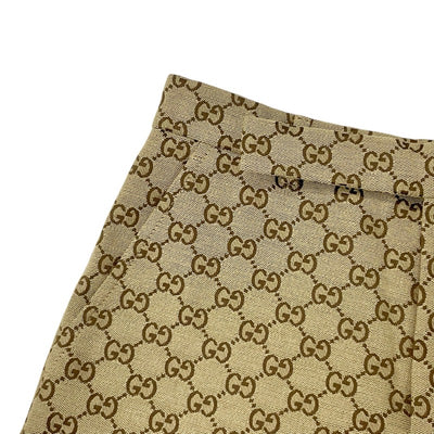 グッチ GUCCI ボトムス ベージュ ブラウン GGキャンバス ショートパンツ