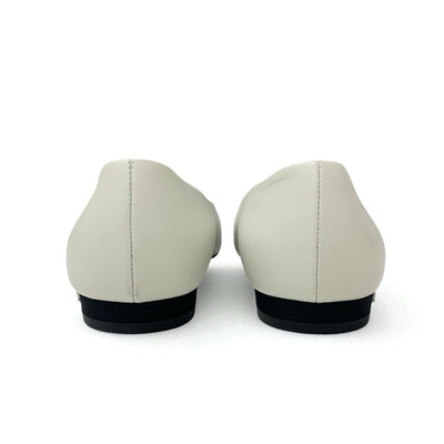 シャネル CHANEL パンプス 靴 シューズ レザー ファブリック ホワイト系 ブラック ココマーク