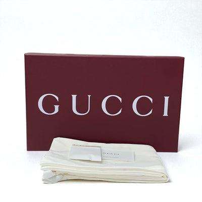 グッチ GUCCI シニョリーア パンプス 靴 シューズ レザー バーガンディ ゴールド 未使用 スリングバック ロゴ チェーン