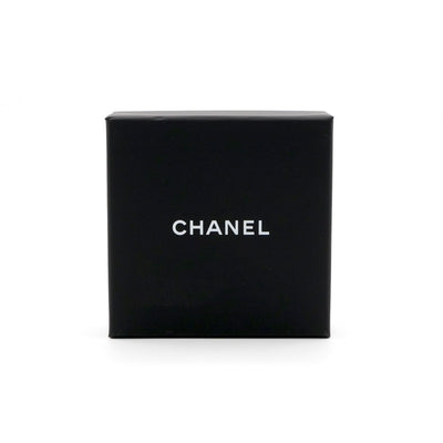 シャネル CHANEL ブローチ コサージュ シルバー ホワイト ココマーク ロゴ