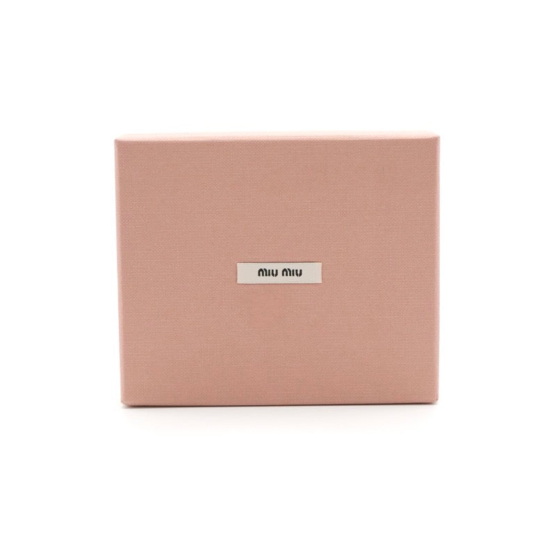 ミュウミュウ MIUMIU ゴールド ロゴ チャーム キー チェーン
