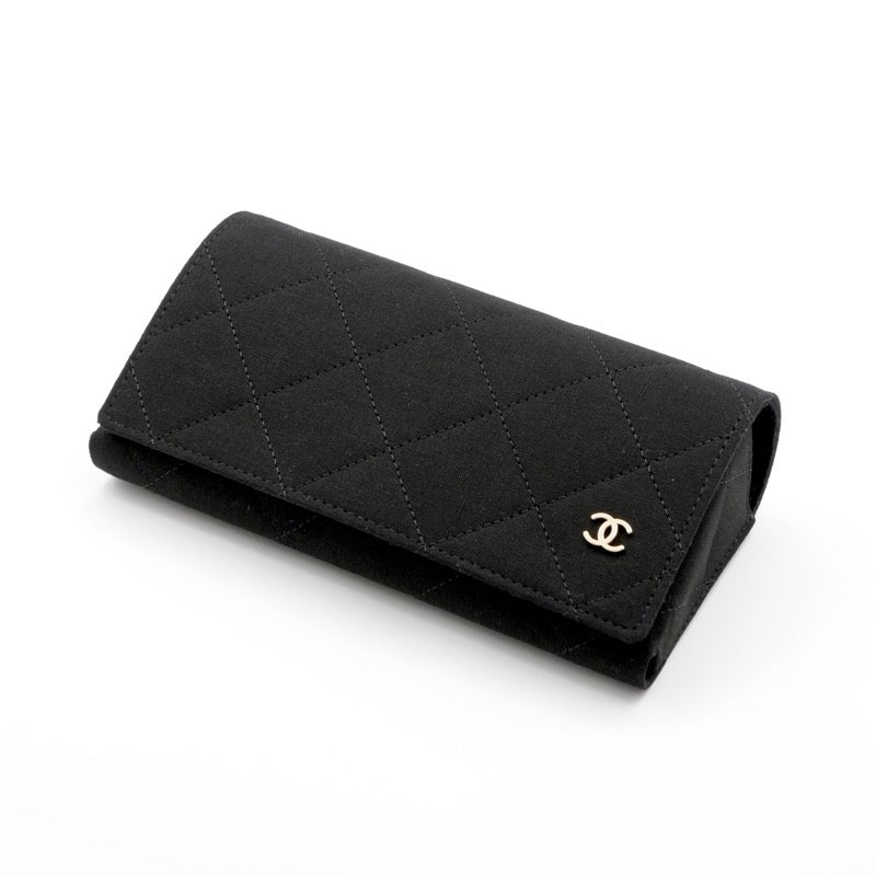 シャネル CHANEL メガネ ブラック ゴールド ココマーク ラインストーン アイウェア ロゴ