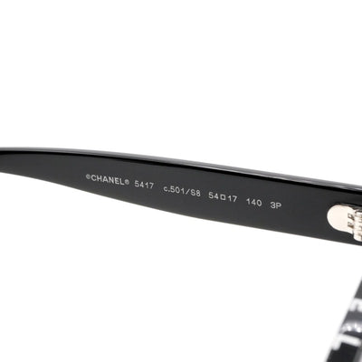シャネル CHANEL サングラス ブラック ホワイト ココマーク アイウェア ロゴ