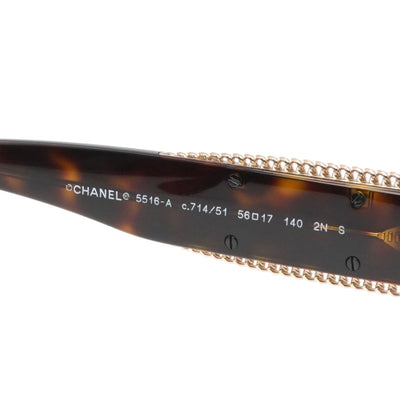 シャネル CHANEL サングラス ブラウン ゴールド ココマーク アイウェア ロゴ