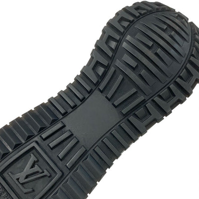 ルイヴィトン LOUIS VUITTON ランアウェイライン モノグラム スニーカー 靴 シューズ ファブリック レザー スエード ブラック ホワイト ロゴ インヒール