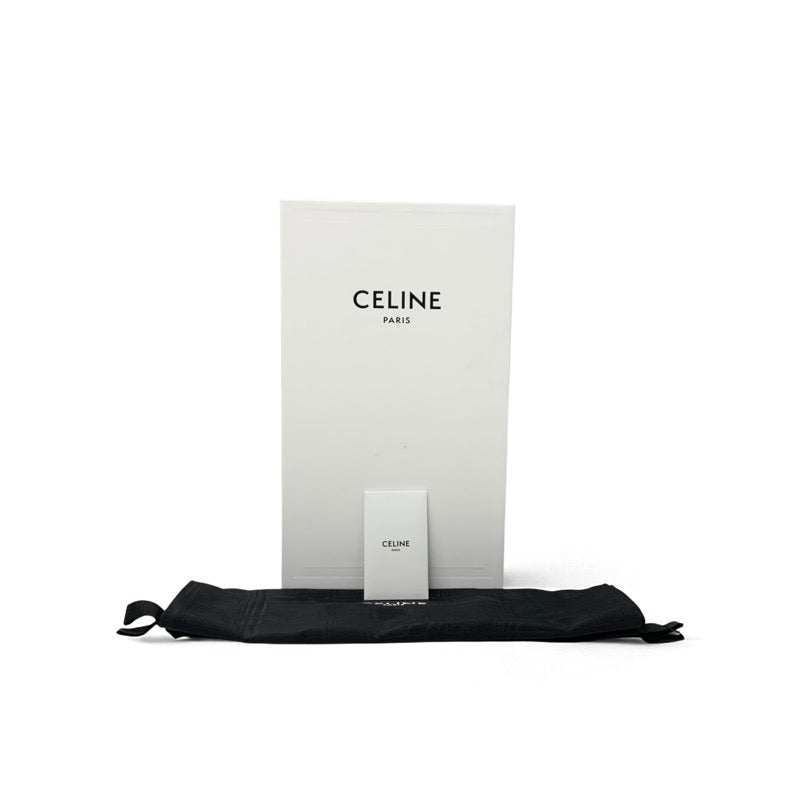 セリーヌ CELINE クレア サンダル 靴 シューズ レザー ファブリック ブラウン ベージュ トリオンフ