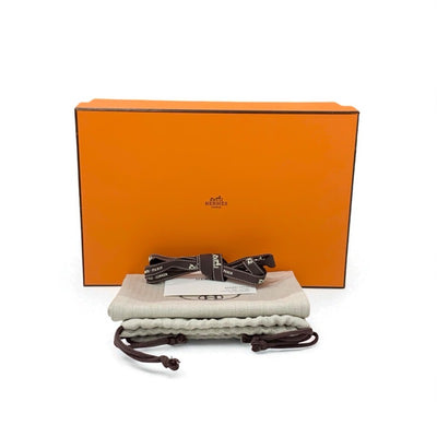 エルメス HERMES パリ ローファー 革靴 靴 シューズ レザー ブラック 黒 シルバー H金具 モカシン