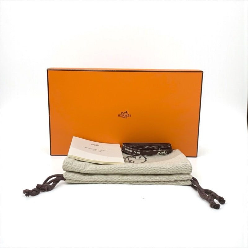 エルメス HERMES パリ ローファー 革靴 靴 シューズ レザー グレージュ シルバー モカシン H金具