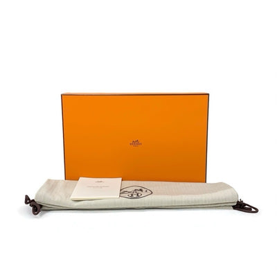 エルメス HERMES ティポリ サンダル 靴 シューズ レザー ホワイト 白 シルバー ストラップ ケリー金具 ウェッジソール