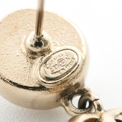 シャネル CHANEL ピアス イヤリング ゴールド ココマーク ラインストーン