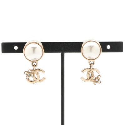 シャネル CHANEL ピアス イヤリング ゴールド ココマーク ラインストーン