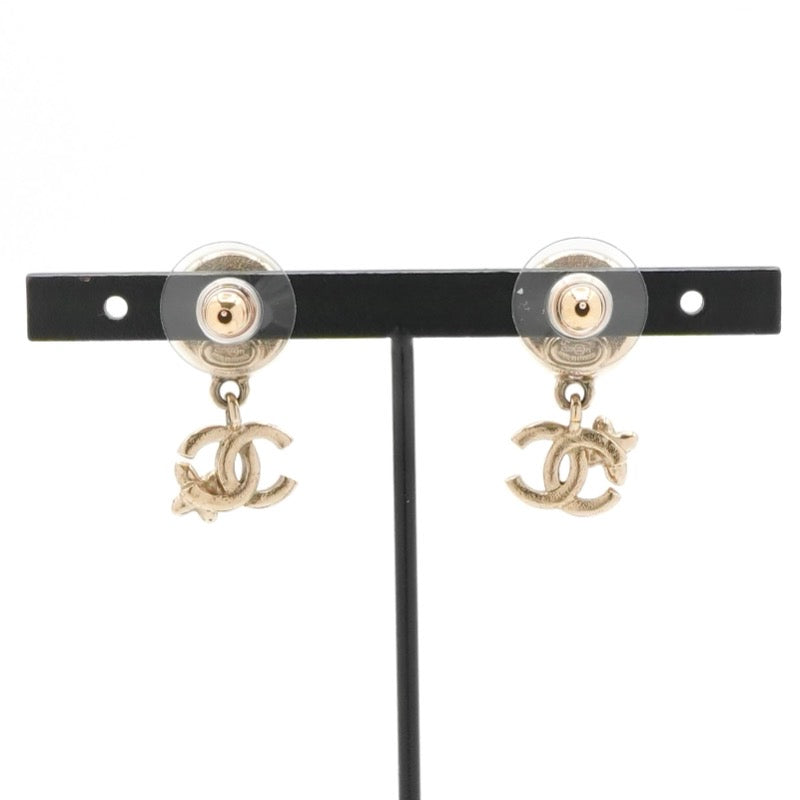 シャネル CHANEL ピアス イヤリング ゴールド ココマーク ラインストーン