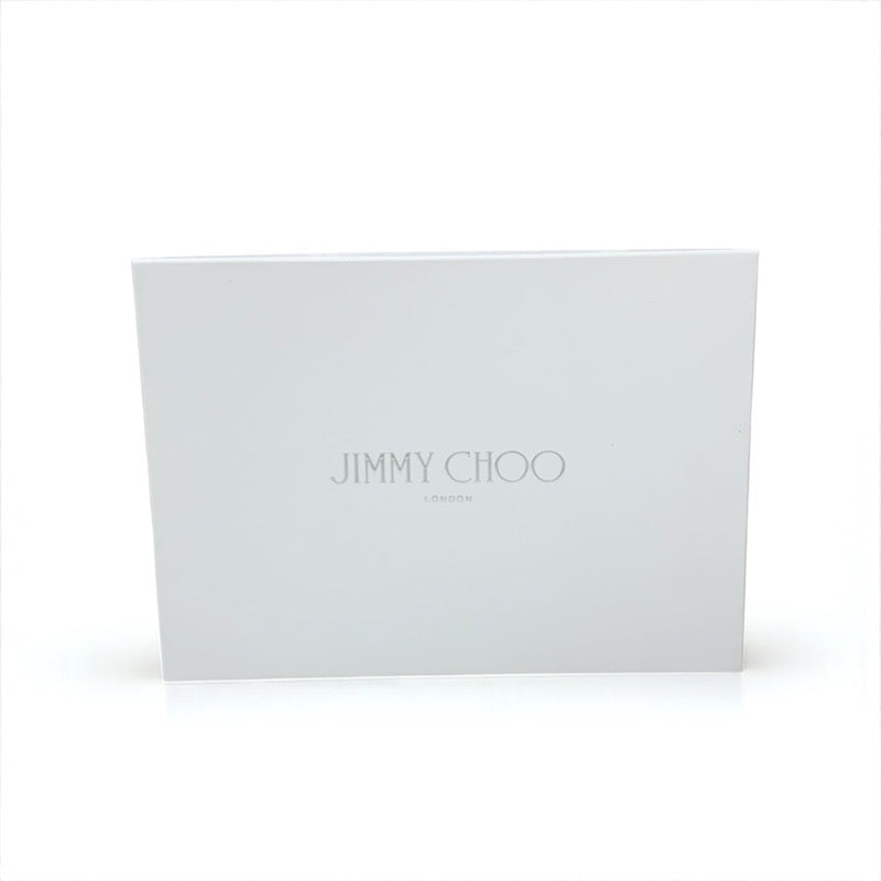 ジミーチュウ JIMMY CHOO ROME/F スニーカー 靴 シューズ レザー ホワイト ピンクゴールド 未使用 ロゴ グリッター ローカット