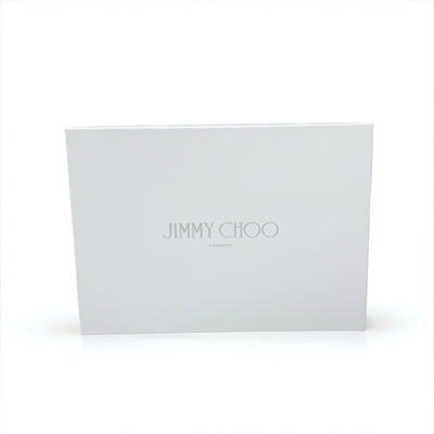 ジミーチュウ JIMMY CHOO ROME/F スニーカー 靴 シューズ レザー ホワイト ピンクゴールド 未使用 ロゴ グリッター ローカット