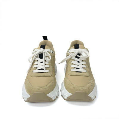 エルメス HERMES インパルス スニーカー 靴 シューズ ファブリック スエード ベージュ シェーヌダンクル